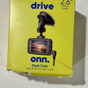 Onn Black Dash Cam with 2.6" Display